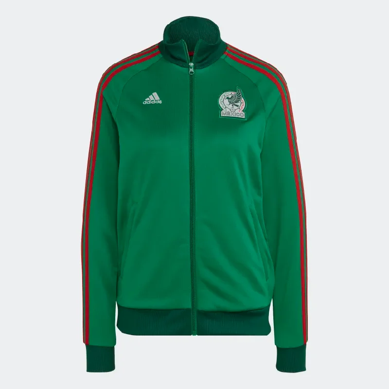 Adidas Mexico Women's Track Jacket Wool Fabric Cashmere Fabric Tweed Fabric