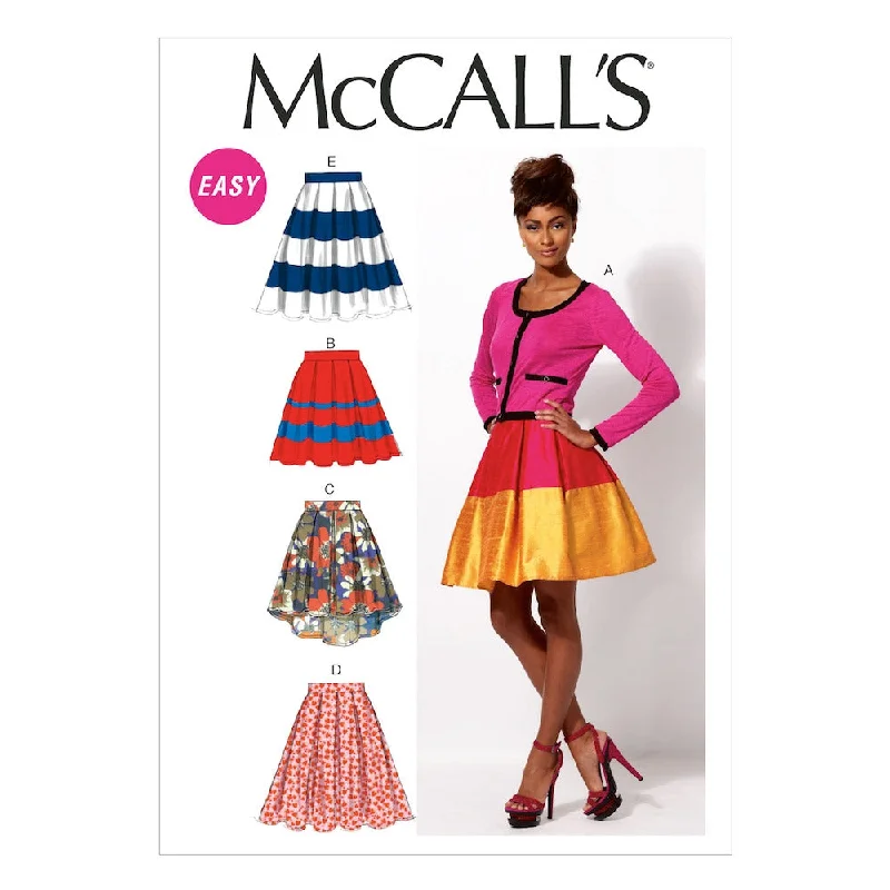 McCall's Pattern M6706 Misses' Skirts and Petticoat corduroy skirt comfortable
