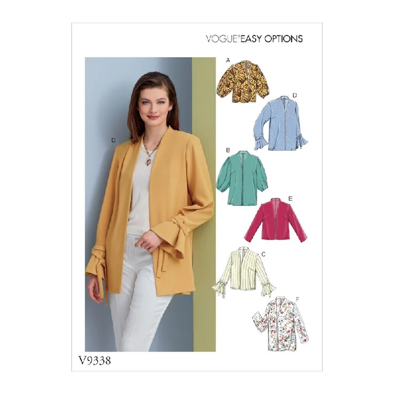 Vogue Pattern V9338 Misses' Jacket Wool Jacket Cashmere Jacket Tweed Jacket
