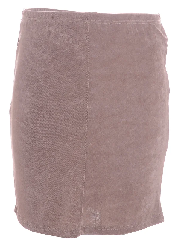 Label Lyndsey Remade Lycra Mini Skirt corduroy skirt textured