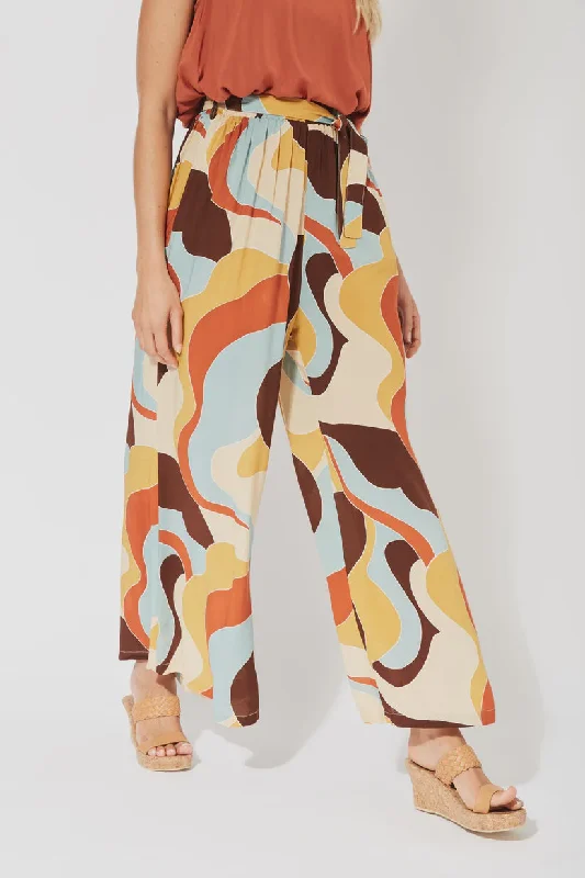 Saba palazzo pants with pockets Comfy Zip-Up Pants
