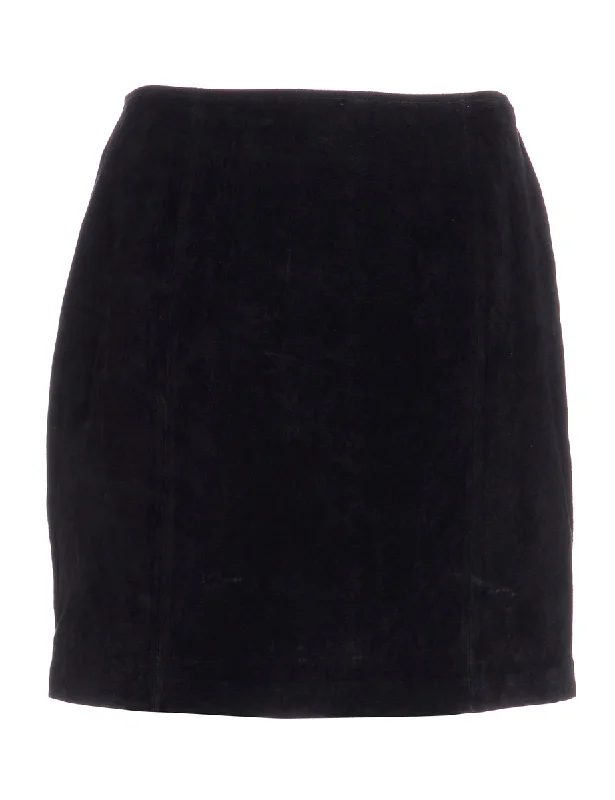 Label Robyn Suede Skirt linen skirt light