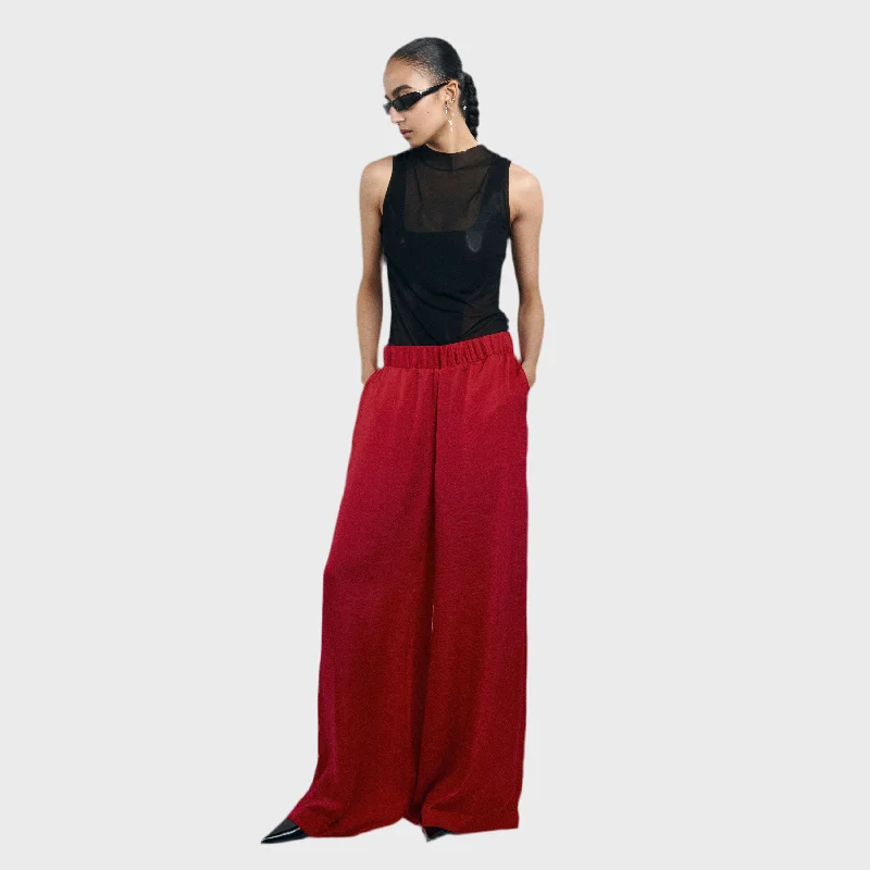 RED PANTS Modern Stretch Trousers