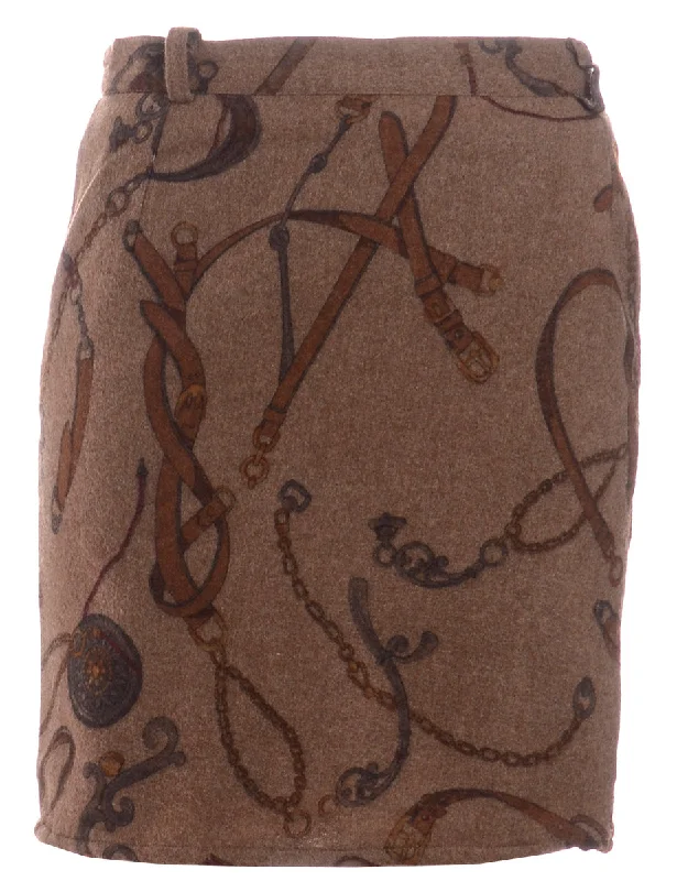 Label Lisa Short Winter Skirt cashmere skirt soft