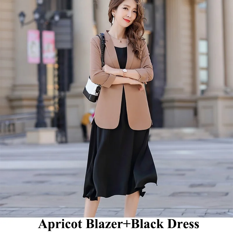 Apricot Skirt Suit
