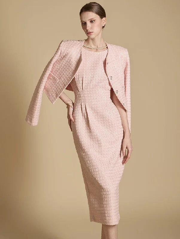 TP2032 Jacket and Dress Set Striped Jacket Polka Dot Jacket Floral Jacket