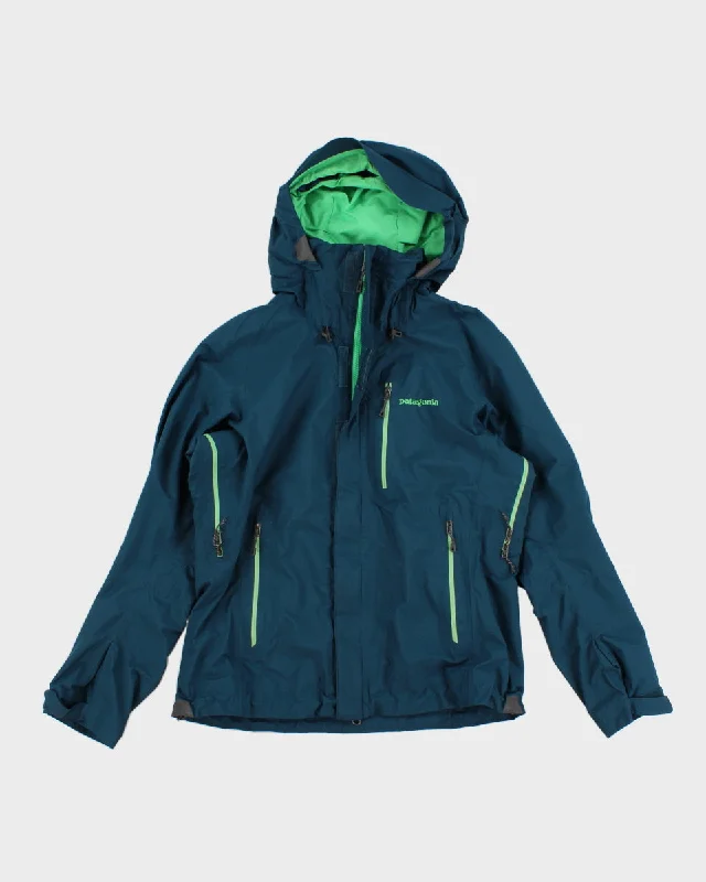 Women's Patagonia Hooded Blue Jacket - M Nylon Jacket Polyester Jacket Spandex Jacket Women's Patagonia Hooded Blue Jacket - M Nylon Jacket Polyester Jacket Spandex Jacket
