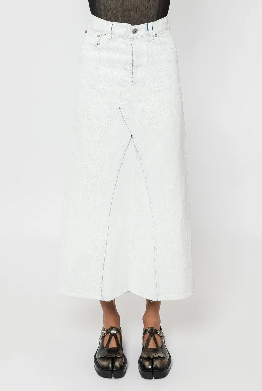 Maison Margiela Painted Skirt lace skirt feminine