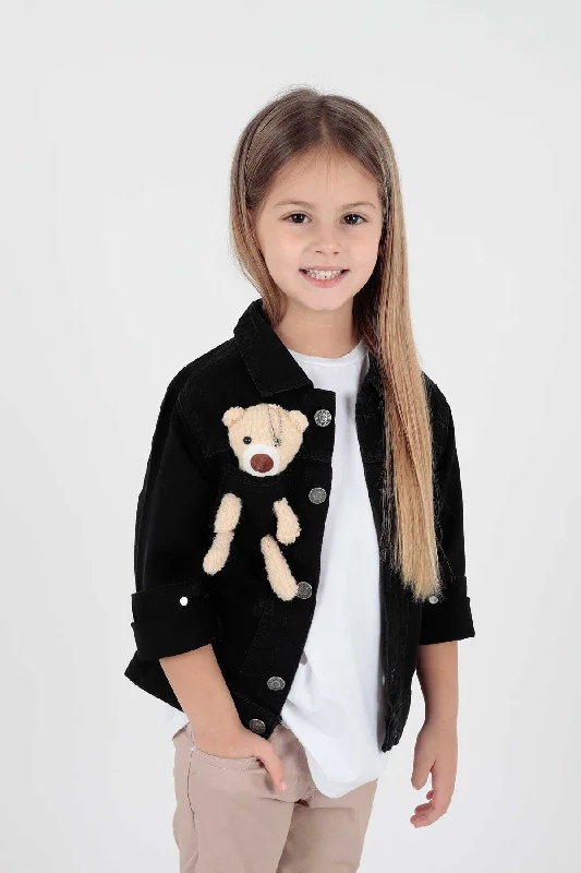 Girls Teddy Teddy Cotton Jean Jacket Daily Fashionable AK22176023 Fleece Jacket Down Jacket Parka Girls Teddy Teddy Cotton Jean Jacket Daily Fashionable AK22176023 Fleece Jacket Down Jacket Parka