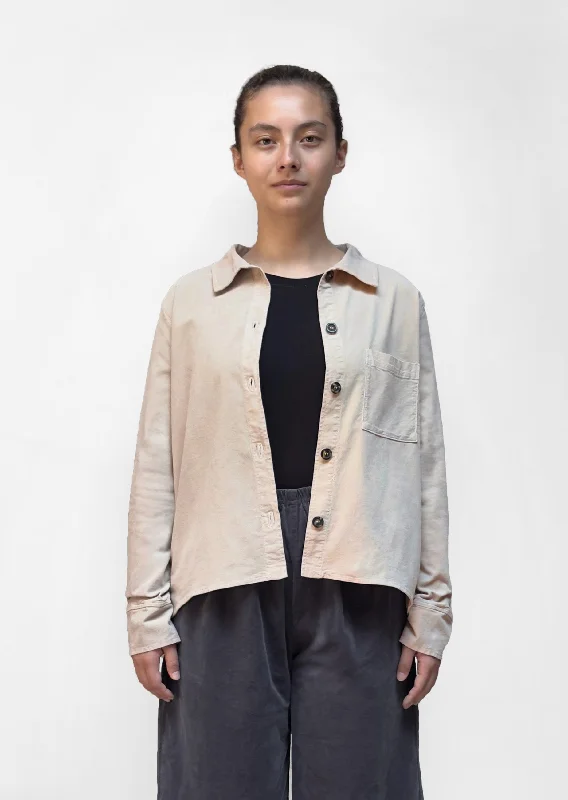 MOTION Mini Cord Jacket in Shell Faux Fur Jacket Real Fur Jacket Shearling Jacket