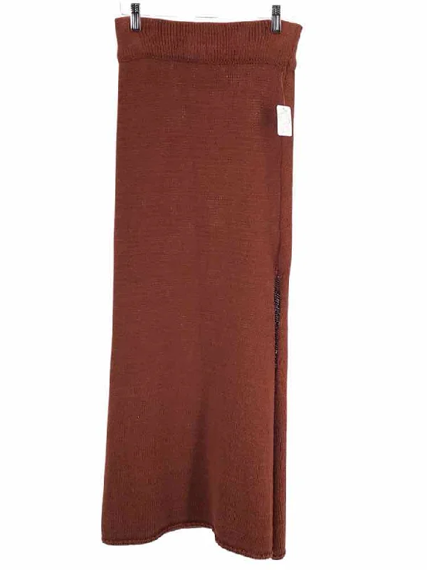 Free People Size XS Brown Skirt wool skirt thick