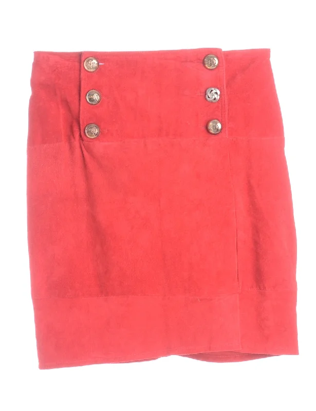Label Robyn Suede Skirt cashmere skirt soft