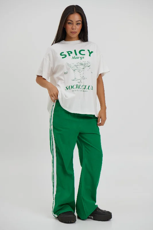 Maddie Pants Green Elegant Dress Pants