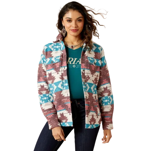 Ariat Ladies' Baja Shirt Jacket Hooded Jacket Caped Jacket Shawl Collar Jacket