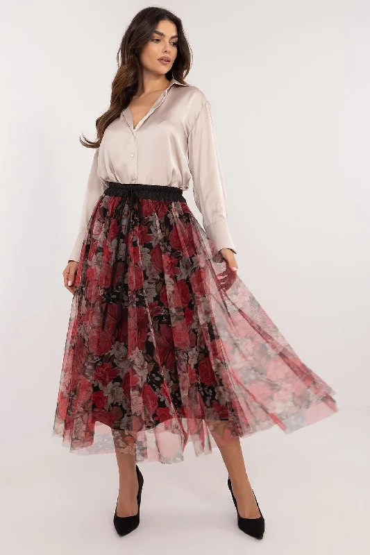 Skirt Italy Moda linen skirt light