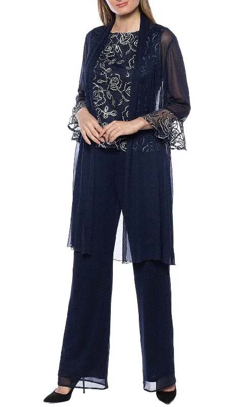 Marina 267679 - Sleeveless Two-Piece Pant Set Formal Dress Pants