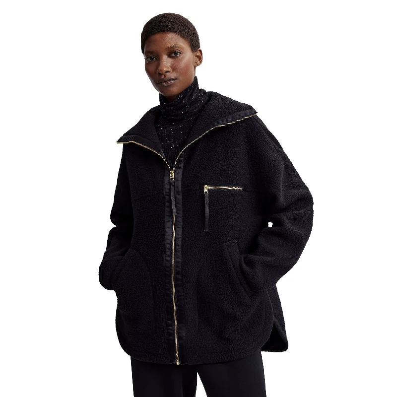 Varley Donley Fleece Womens Jacket Front Pockets Side Pockets Patch Pockets