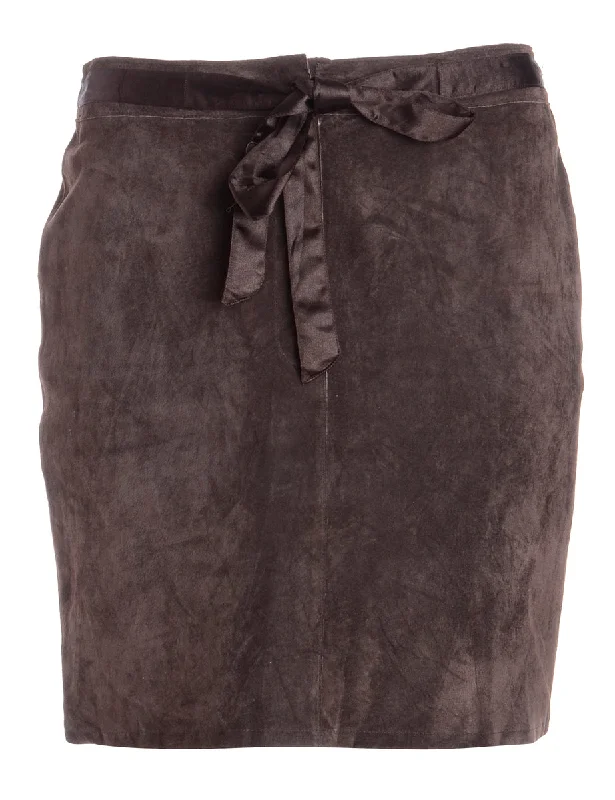 Label Robyn Suede Skirt lace skirt romantic
