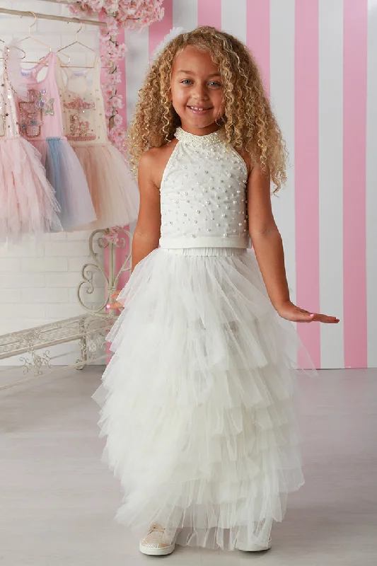 Gigi Skirt Set, Pearl seamless skirt comfort