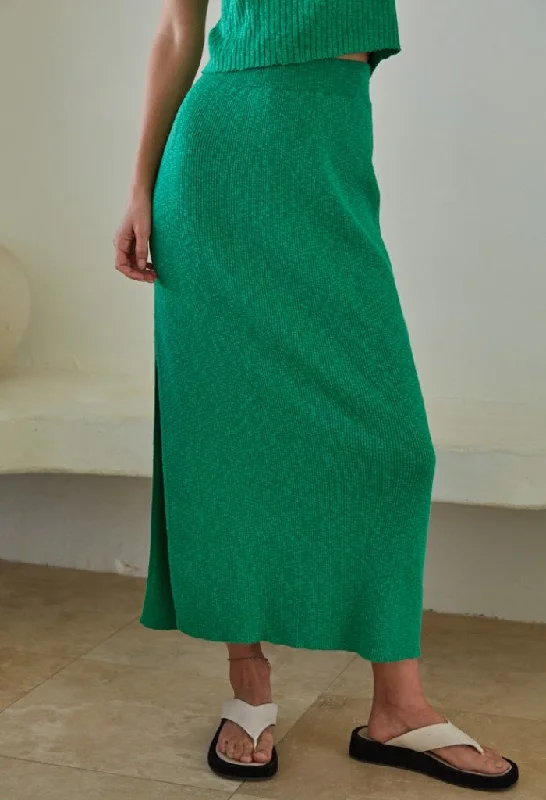 Lucky Girl Midi Skirt low waist skirt