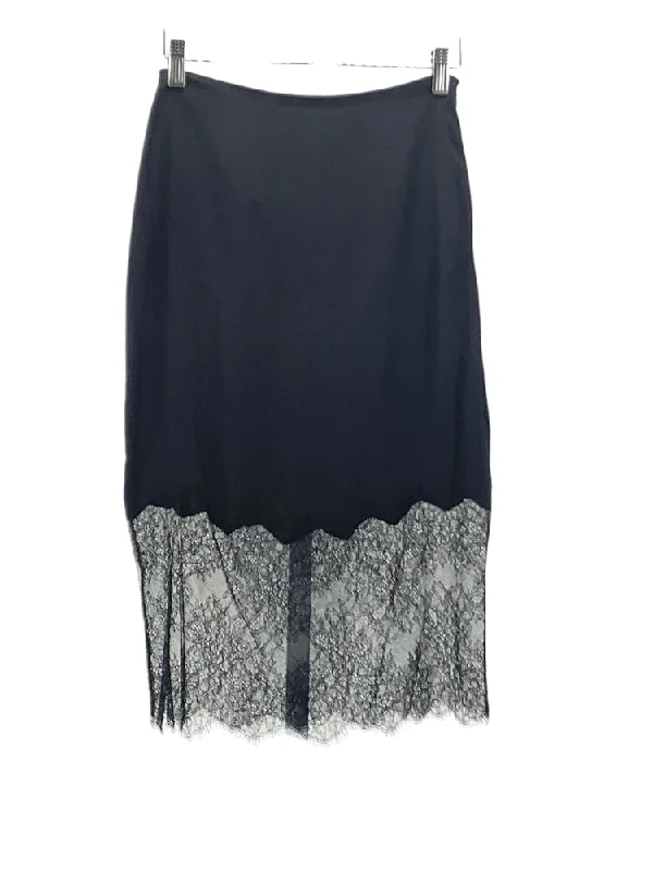 Anine Bing Size XS Black Skirt slim fit skirt
