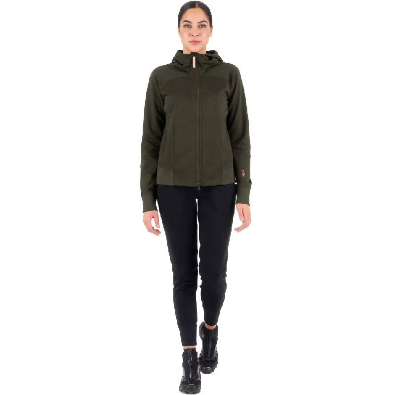 Indygena Milin Womens Jacket A-Line Jacket Boat Neck Shawl Collar
