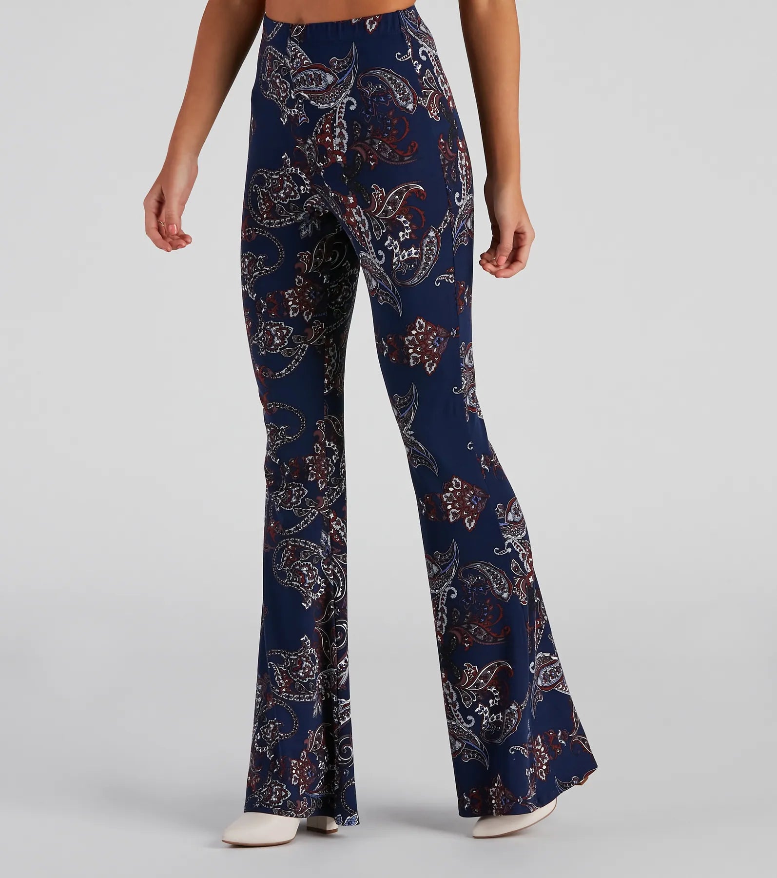 Paisley Babe Flare Pants Fashionable Track Pants