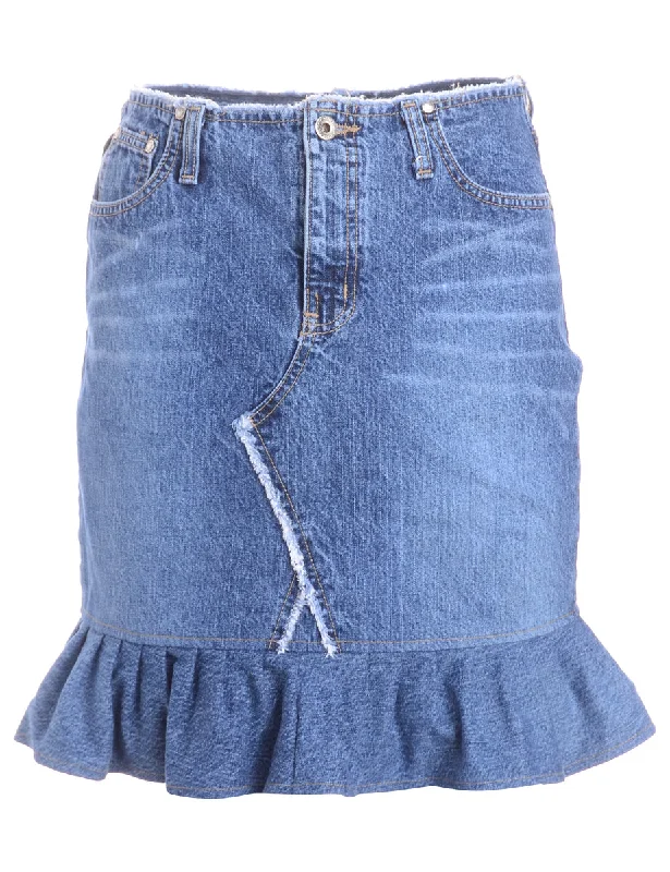 Label Megan Denim RaRa Skirt corduroy skirt cozy