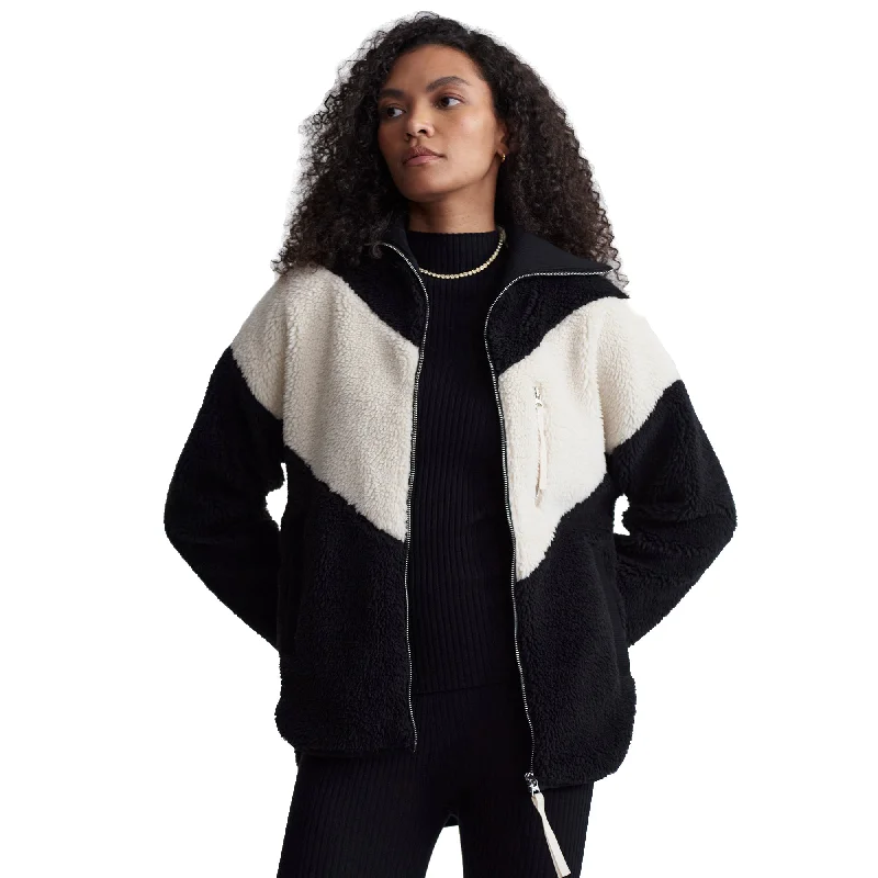 Varley Corson Sherpa Womens Jacket Satin Jacket Silk Jacket Chiffon Jacket