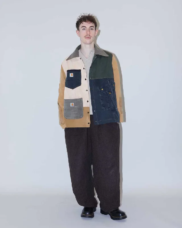 Rokit Originals Reworked Carhartt Jacket - M Belted Jacket Elasticated Jacket Padded Jacket Rokit Originals Reworked Carhartt Jacket - M Belted Jacket Elasticated Jacket Padded Jacket
