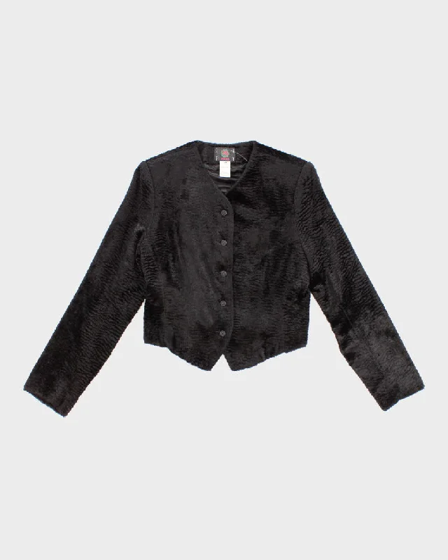 Woman's Kenzo Faux fur Buttonup Evening Jacket - S Mesh Jacket Canvas Jacket Denim Jacket Woman's Kenzo Faux fur Buttonup Evening Jacket - S Mesh Jacket Canvas Jacket Denim Jacket