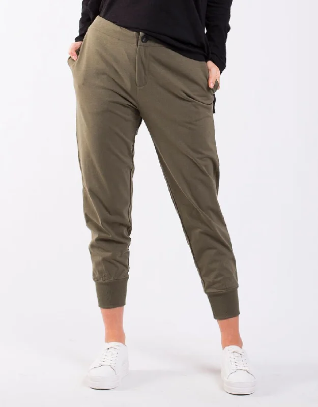 Foxwood - Chelsea Pant Khaki Trendy Wide-Leg Pants