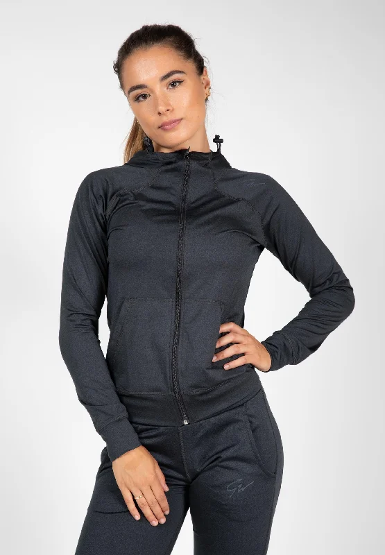 Vici Jacket - Anthracite Rayon Fabric Velvet Fabric Corduroy Fabric