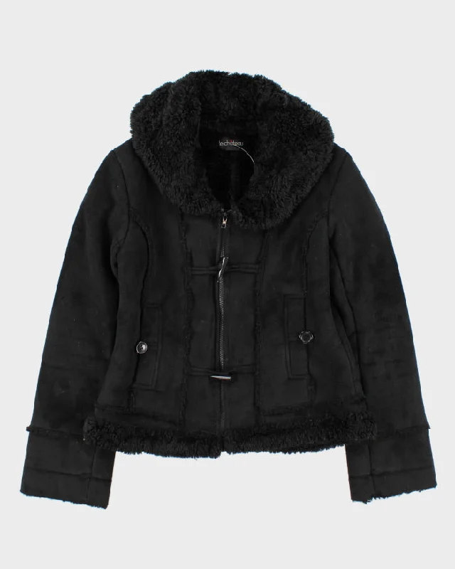 Women's Vintage 00s Le Chateau Faux Suede Jacket - XS Welt Pockets Slit Pockets Flap Pockets Women's Vintage 00s Le Chateau Faux Suede Jacket - XS Welt Pockets Slit Pockets Flap Pockets