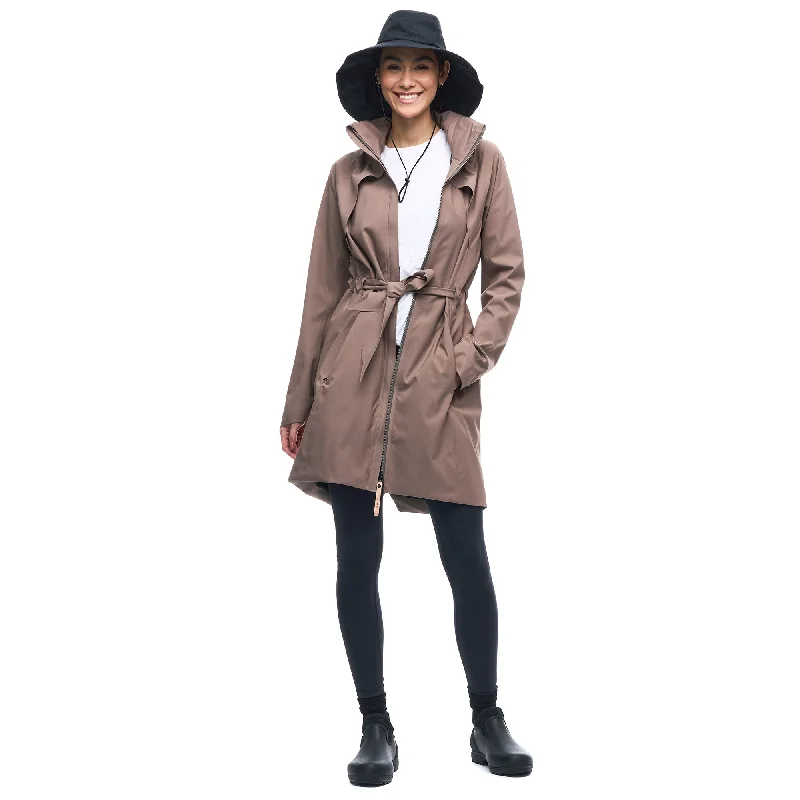 Indyeva Finola Womens Rain Jacket V-Neck Jacket Boat Neck Jacket Square Neck Jacket