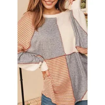 Diversity Intersects Multicolor Exposed Seam Sweater (Size Small) Jersey Fabric Tulle Fabric Batik Fabric Diversity Intersects Multicolor Exposed Seam Sweater (Size Small) Jersey Fabric Tulle Fabric Batik Fabric