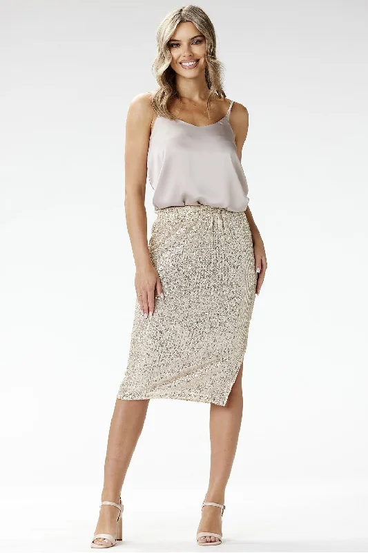 Skirt awama velvet skirt luxury