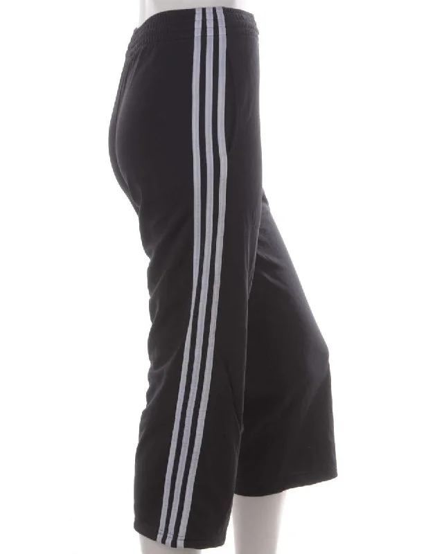 Label Upcycled Adidas Mel Cropped Track Pants Trendy Palazzo Pants