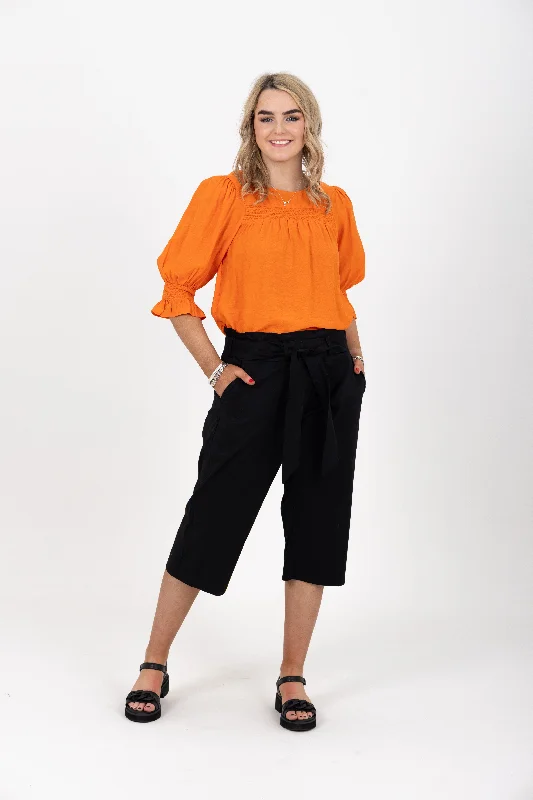 Iris 3/4 Pant Casual Wide Pants