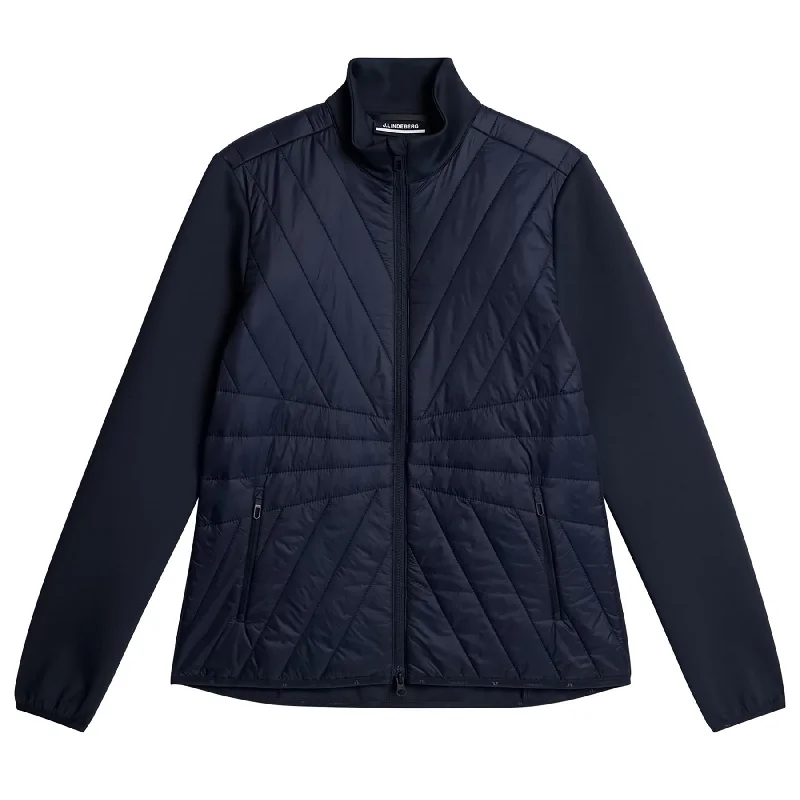 Womens Holma Quilt Hybrid Jacket JL Navy - SS25 One-Shoulder Jacket Off-the-Shoulder Jacket Asymmetrical Jacket Womens Holma Quilt Hybrid Jacket JL Navy - SS25 One-Shoulder Jacket Off-the-Shoulder Jacket Asymmetrical Jacket