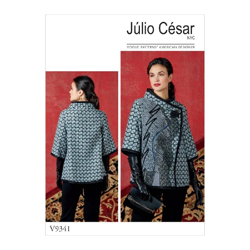 Vogue Pattern V9341 Misses' Jacket Cardigan Sweater Pullover
