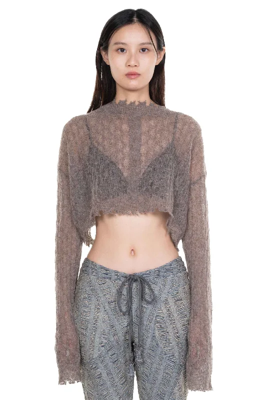 Sheer Wool Sweater Grey Taupe Rayon Fabric Velvet Fabric Corduroy Fabric