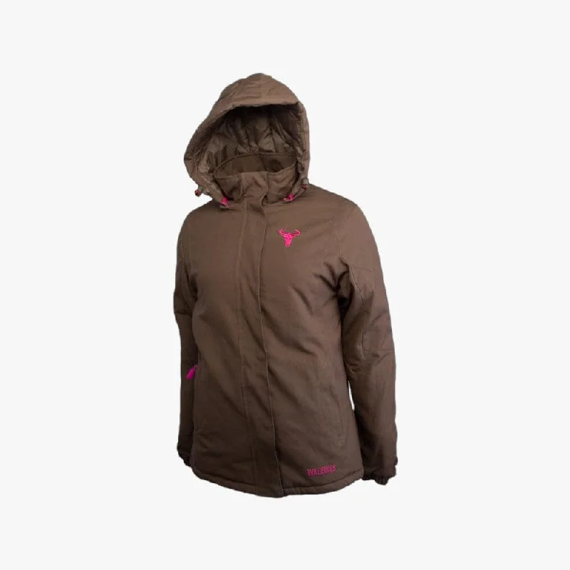 Wildebees Ladies Plain Bush Jacket Fawn Welt Pockets Slit Pockets Flap Pockets