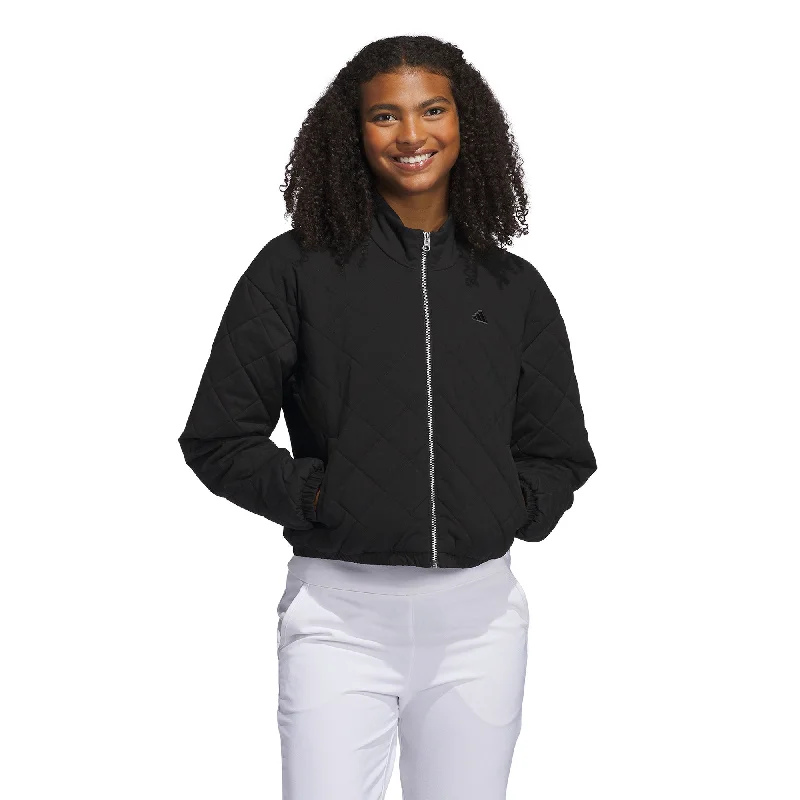 Adidas Golf Go-To Quilted Womens Golf Jacket Faux Fur Fabric Real Fur Fabric Shearling Fabric Adidas Golf Go-To Quilted Womens Golf Jacket Faux Fur Fabric Real Fur Fabric Shearling Fabric