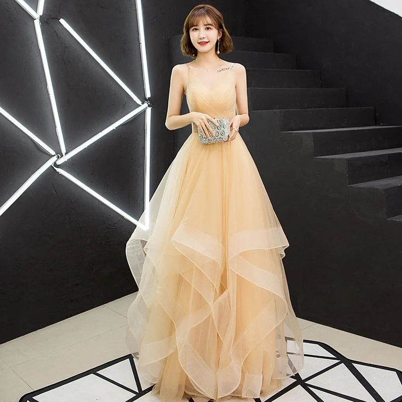 Thin Puff Skirt Sling Banquet low waist skirt