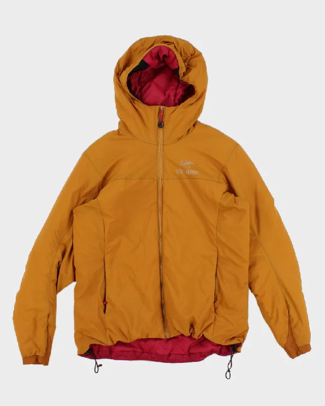 Womens Mustard Brown Arc'teryx Puffy Lined Jacket - L Cotton Jacket Linen Jacket Terry Jacket Womens Mustard Brown Arc'teryx Puffy Lined Jacket - L Cotton Jacket Linen Jacket Terry Jacket