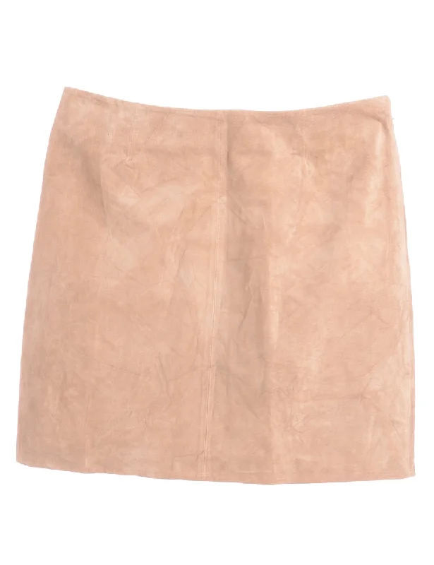 Label Robyn Suede Skirt lace skirt intricate
