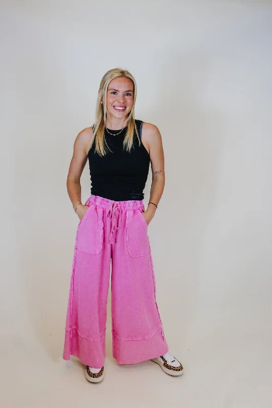 Boho Dreams Wide Leg Pants - 3 Colors High-Waist Yoga Pants