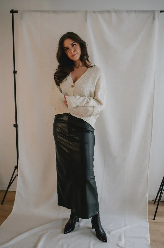 MISFIT ITEM - The City Slicker Vegan Leather Skirt by Free People // Size 8 lace skirt delicate