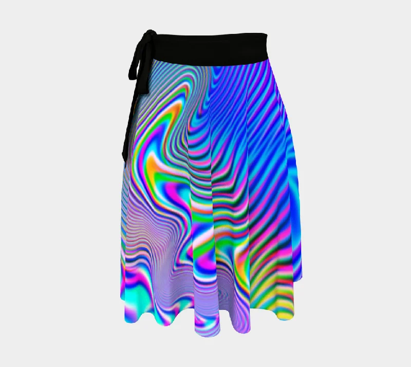 Holowave Wrap Skirt spandex blend skirt